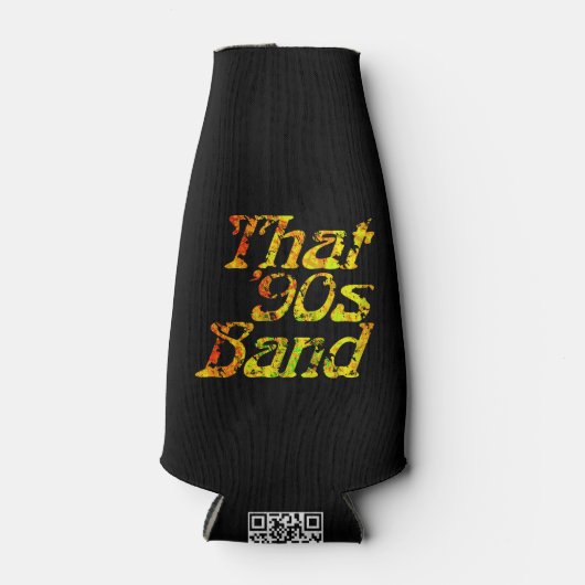 Bande des années 90 - Glacière de bouteille de log (Devant)