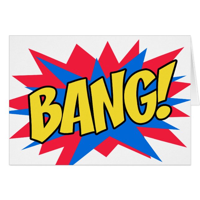 Bande dessinée BANG (Devant horizontal)