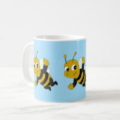 Bande dessinée d'abeille tasse de café (Devant gauche)