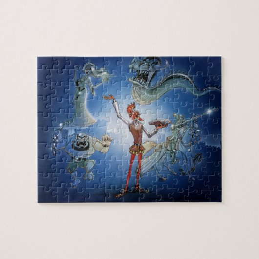 Bande dessinée de puzzle de Don don Quichotte (Horizontal)