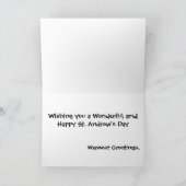 Bande dessinée drôle de CARTE DE VOEUX du jour de (Intérieur)