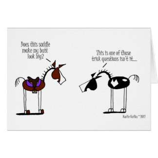 Bande dessinée drôle de cheval
