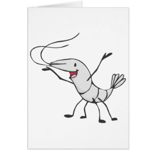 Bande dessinée heureuse de crevette