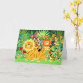 Bande dessinée Liger et carte de voeux d'amis (Fleur jaune)