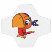 Bande dessinée orange de perroquet (Plat)