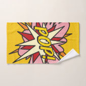 Bande dessinée POP Amusant Typographique Tendance (Serviette à main)