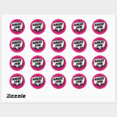 Bande dessinée Pop Art Classic Sticker rond (Feuille)
