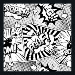 Bande dessinée Pop Art noir et blanc<br><div class="desc">Bande dessinée Pop Art noir et blanc</div>