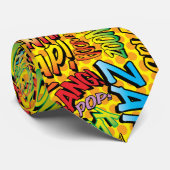 Bande dessinée Pop Art SONS Superhero Cravates (Roulé)