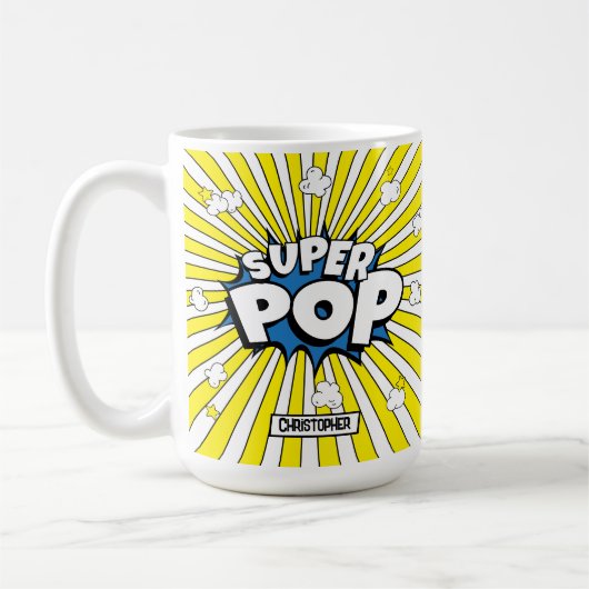 Bande dessinée Pop Art SUPER POP! Mug Fun Pun (Gauche)