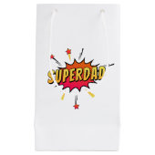 Bande dessinée Superdad Retro Pop Art| Sac cadeau (Devant)