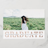 Bande d'huile | Faire-part d'obtention d'une licen (Recto)