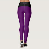 Bande du site Leggings noirs violets - Choisir les (Dos)