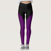 Bande du site Leggings noirs violets - Choisir les (Devant)