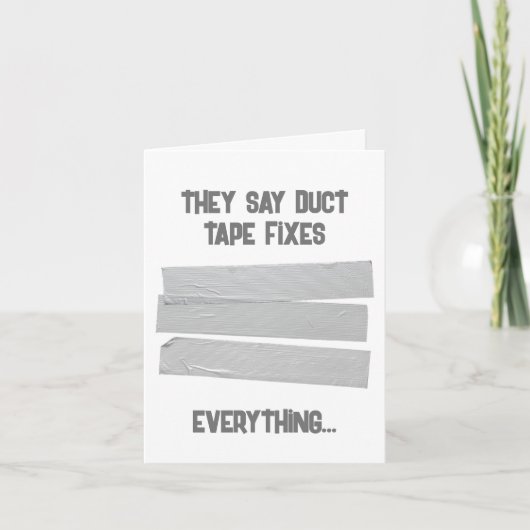 Bande Duct S'Attirer Bien Bientôt Carte (Devant)