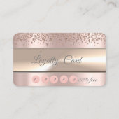 Bande Élégante, Diamants Rose Carte de fidélité Or (Devant)