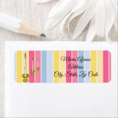 Bande étiquette de adresse (En situation)