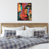 Bande folklorique toile étirée (Insitu(Chambre))