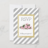 Bande grise avec parties scintillant d'or carte rs (Devant)