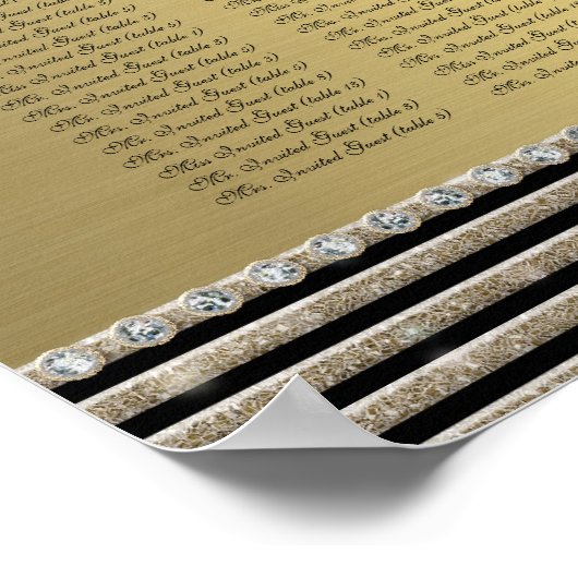 Bande horizontale - Tableau de siège de la table d (Coin)