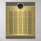 Bande horizontale - Tableau de siège de la table d (Devant)