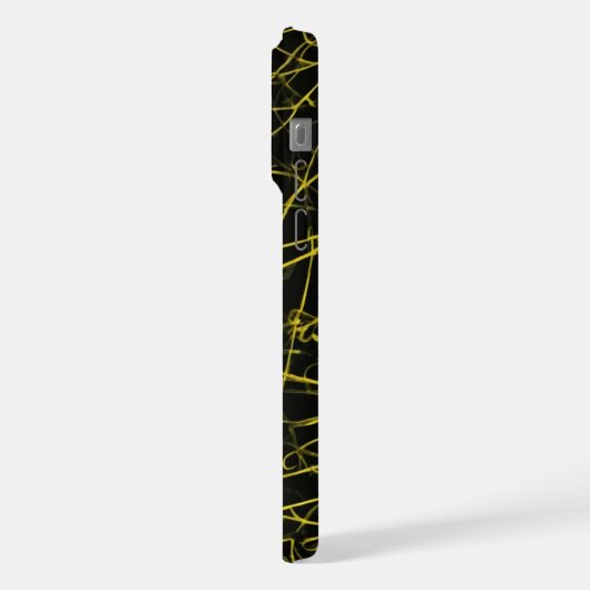 bande jaune iphone 15 pro max coque (Côté gauche)