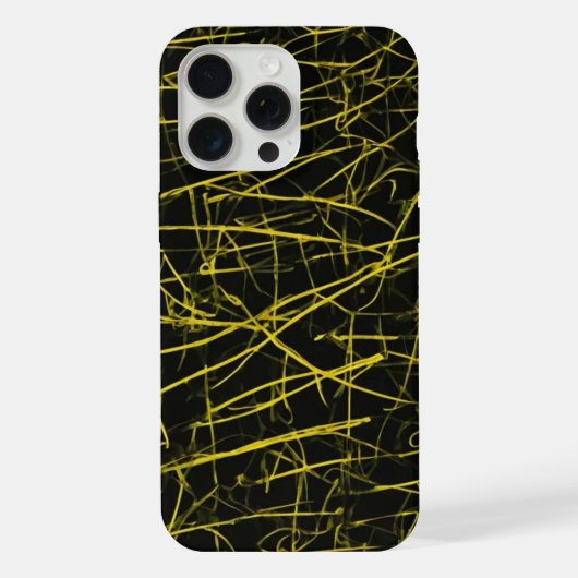 bande jaune iphone 15 pro max coque (Verso)
