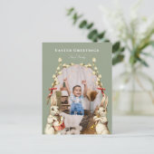 Bande Marching Bonne Carte postale Photo de Pâques (Debout devant)