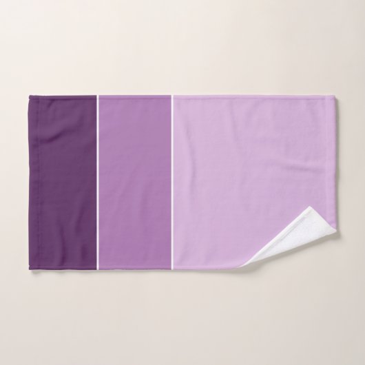 Bande Mauve Et Violette (Serviette à main)