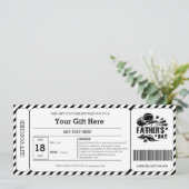 Bande Noire Carte Cadeau Fête des Pères (Debout devant)