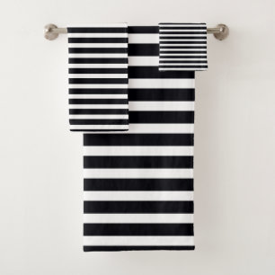 Bande Noire Et Blanche Trois Pièces