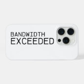 Bande passante dépassée | iPhone de protection  (Verso Horizontal)