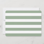 Bande photo de coeur mignon Sage Faire-part de nai (Dos)