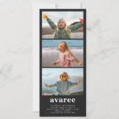 Bande Photo Invitation Anniversaire (Devant)