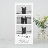 Bande Photo Moderne Deux douches Invitation nuptia (Debout devant)