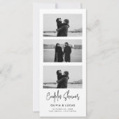 Bande Photo Moderne Deux douches Invitation nuptia (Devant)