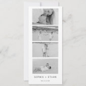 Bande photo moderne pour Save the Date (Devant)