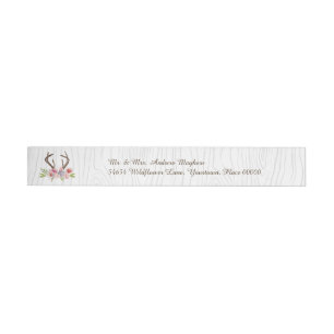 Bande Pour Adresse Adresse de Bois de Faux de fleurs sauvages