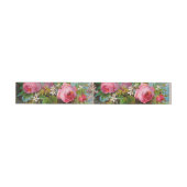 BANDE POUR ADRESSE ANGE ROMANTIQUE RASSEMBLANT ROSES ET FLEURS ROSES  (Individual)