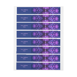 Bande Pour Adresse Apophyse Fractale - Atoms Fusion + votre texte