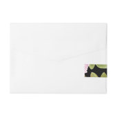 Bande Pour Adresse Aquarelle Roses 20 (Dos)