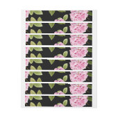 Bande Pour Adresse Aquarelle Roses 20 (Feuille)