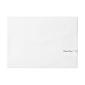 Bande Pour Adresse Aucune pensée permise (Dos)