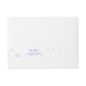 Bande Pour Adresse Baby shower Rainbow Soap Bubbles (Devant)