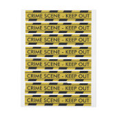 Bande Pour Adresse Bande jaune de scène du crime (Feuille)