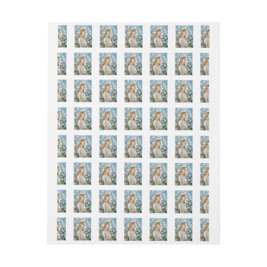 Bande Pour Adresse Belle de l'époque Art Nouveau, Belle époque, victo (Feuille)