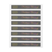 Bande Pour Adresse Bénédiction de Noël (Feuille)