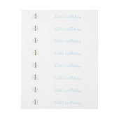 Bande Pour Adresse Blue & Gold Boys ONE 1ère fête d'anniversaire (Feuille)