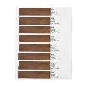 Bande Pour Adresse Bois de laiton (Feuille)