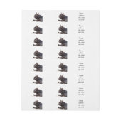 Bande Pour Adresse Bouledogue français (Feuille)